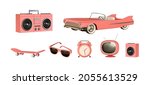 set of realistic 3d design... | Shutterstock .eps vector #2055613529