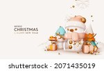 merry christmas and happy new... | Shutterstock .eps vector #2071435019