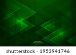geometric dark green abstract... | Shutterstock .eps vector #1953941746