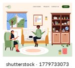 woman visits psychologist in... | Shutterstock .eps vector #1779733073