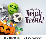 trick or treat hallowenn... | Shutterstock .eps vector #1510710089