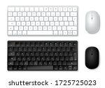 keyboard and mouse vector set.... | Shutterstock .eps vector #1725725023