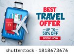 travel and tour promo vector... | Shutterstock .eps vector #1818673676
