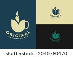 cup logo design. usable for... | Shutterstock .eps vector #2040780470