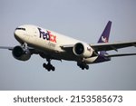 Small photo of Narita Chiba Pref, Japan - 2021 May 06 : FedEx BOEING 777-F Freighter N858FD Cargo airplane