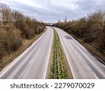 Small photo of An open route dual carriageway during a quite period. Just one of thousands of dual carriageways that stretch across the country.