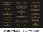 set of art deco black... | Shutterstock .eps vector #1727993836