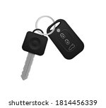 realistic car keys black color... | Shutterstock .eps vector #1814456339