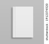 blank vertical book cover... | Shutterstock .eps vector #1912374520