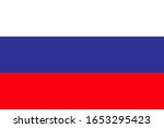 russian federation flag.... | Shutterstock .eps vector #1653295423