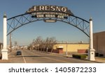 Small photo of Van Ness Avenue Entrance to Downtown Fresno, California, USA. "The Best Little City in the U.S.A."