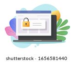 password secure access on... | Shutterstock . vector #1656581440