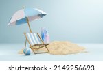 Summer Background 3d Product...