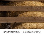 Barn Full Of Hay. Hay Stored In ...