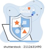 data protection  confidence.... | Shutterstock .eps vector #2112631490