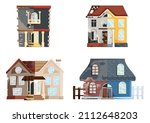 home renovation  house before... | Shutterstock .eps vector #2112648203