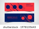 set of modern design   vector... | Shutterstock .eps vector #1978135643