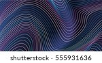 Abstract Wavy Lines Background...
