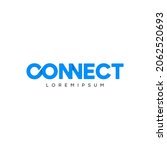 connect blue logo design... | Shutterstock .eps vector #2062520693