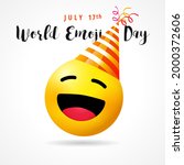 world emoji day  funny smile... | Shutterstock .eps vector #2000372606