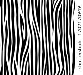 Seamless Pattern Of Zebra Skin