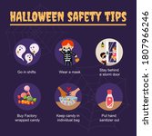 halloween 2020  safety tips... | Shutterstock .eps vector #1807966246