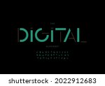 vector of stylized digital... | Shutterstock .eps vector #2022912683