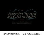 vector of stylized skyline... | Shutterstock .eps vector #2172333383