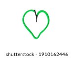 heart shape made of lace... | Shutterstock . vector #1910162446