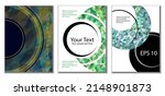 cover design. set of 3 covers.... | Shutterstock .eps vector #2148901873