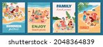 posters for summer family... | Shutterstock .eps vector #2048364839