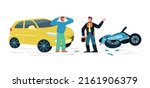 angry men arguing over car... | Shutterstock .eps vector #2161906379