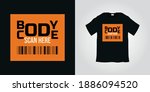 body code with barcode t shirt... | Shutterstock .eps vector #1886094520