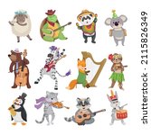 Collection Of Cartoon Animals...