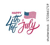 fourth of july  usa... | Shutterstock .eps vector #1723661719