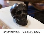 Human Skull Black Ornament...