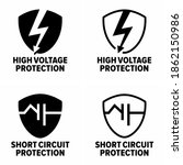 "high voltage protection" and ... | Shutterstock .eps vector #1862150986