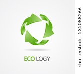 recycle symbol  recycle logo ... | Shutterstock .eps vector #535088266