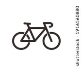 Illustration Of A Bicycle Icon...