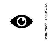 Eyes icon vector. Vision icon symbol isolated