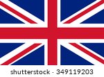flag of united kingdom | Shutterstock .eps vector #349119203