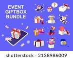 event gift box bundle... | Shutterstock .eps vector #2138986009