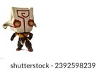 Small photo of Jakarta, Indonesia on November 23, 2023. Isolated white photo of Juggernaut Funko Pop Vinyl Figure NEW FROM UK item 2 DOTA 2. Can be purchased at each online or offline store or e-commerce.