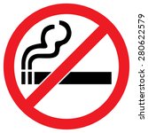 no smoking sign | Shutterstock .eps vector #280622579
