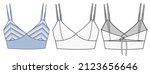 girls top fashion design flat... | Shutterstock .eps vector #2123656646
