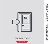 termination icon vector icon... | Shutterstock .eps vector #2134495489