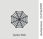 spider web  icon vector icon... | Shutterstock .eps vector #2137665909