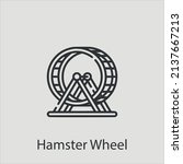 hamster wheel  icon vector icon.... | Shutterstock .eps vector #2137667213