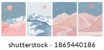 set of mid century modern... | Shutterstock .eps vector #1865440186