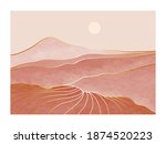 abstract mountain landscape.... | Shutterstock .eps vector #1874520223